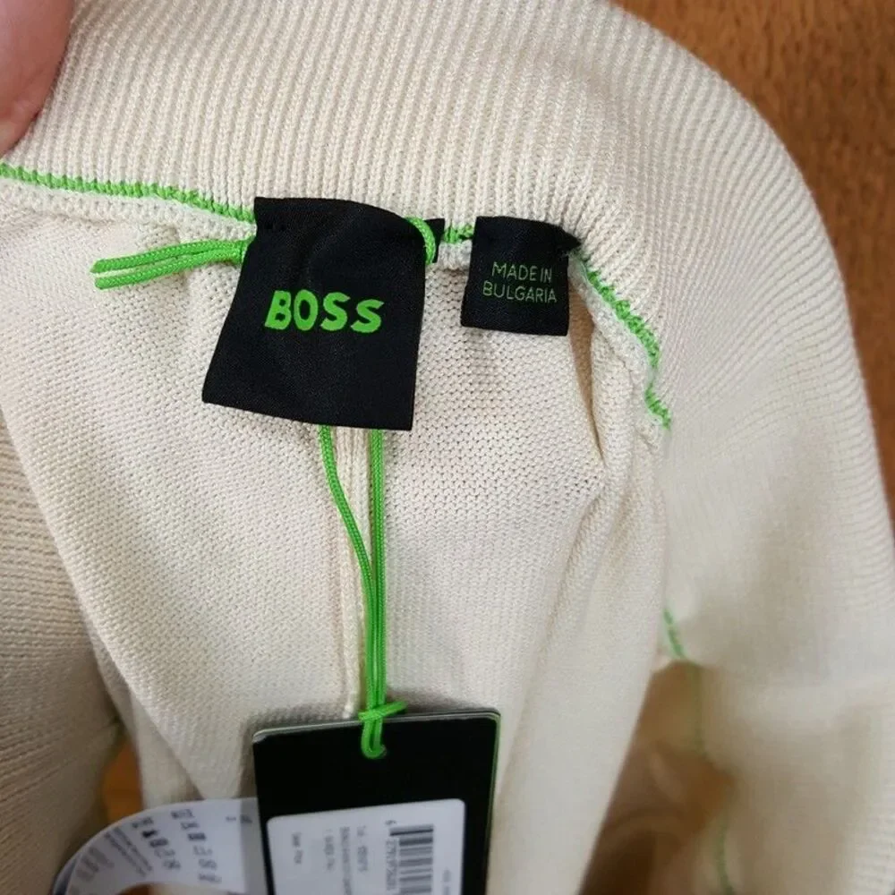 HUGO BOSS Casual Shorts Mens Large Cream Drawstring 10